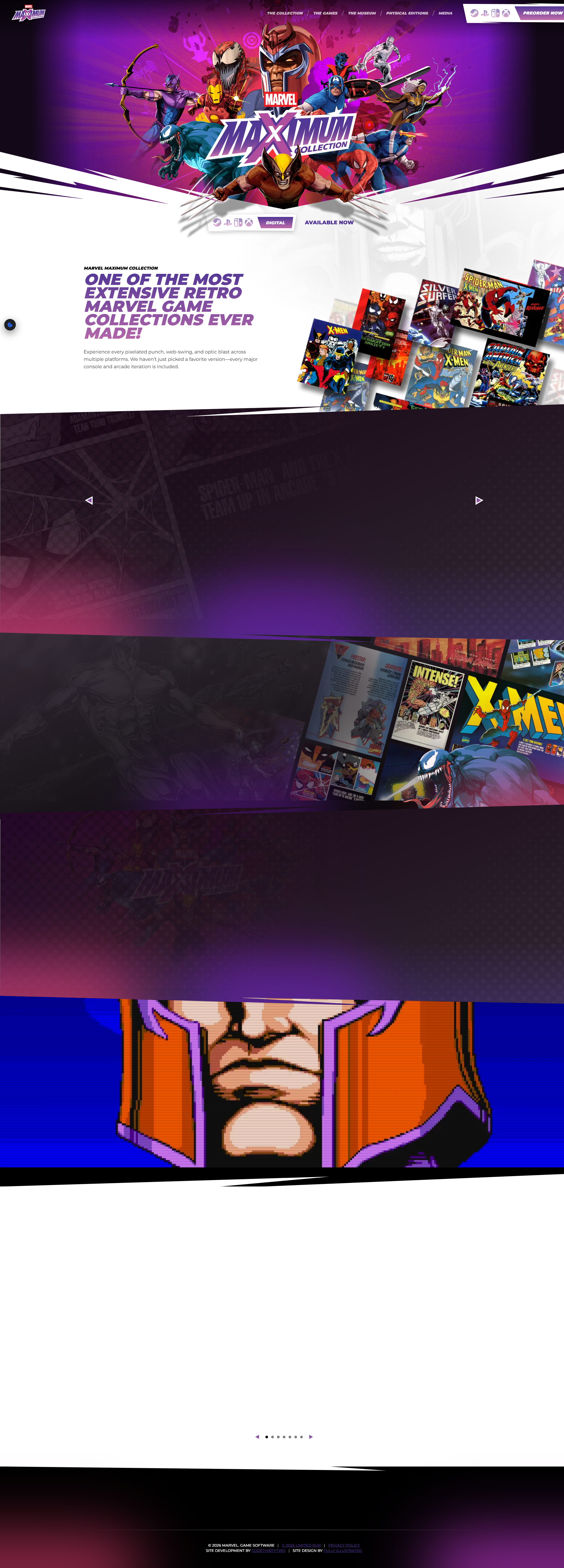 Marvel Maximum Collection on desktop